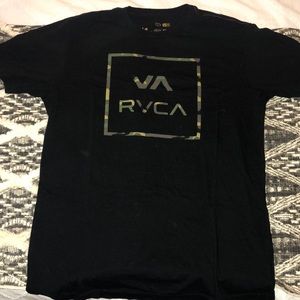 RVCA camo detailed shirt
